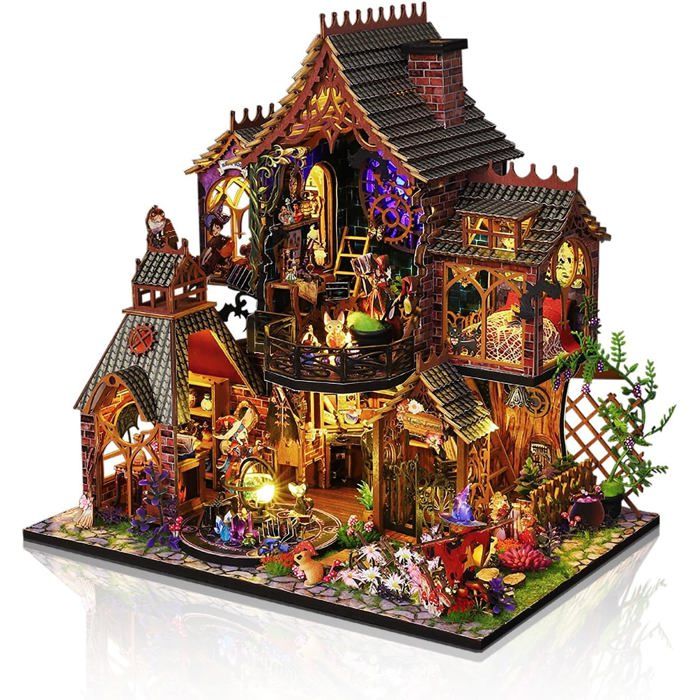 Maison de Poupée Miniature Cuteefun DIY - Kit en Bois à Construire Cadeau Unique