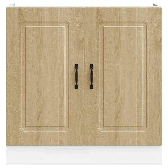 SALE dhiver Armoire sous évier - mango - Meuble cuisine - Kalmar chêne sonoma bois ingénierie EU1168
