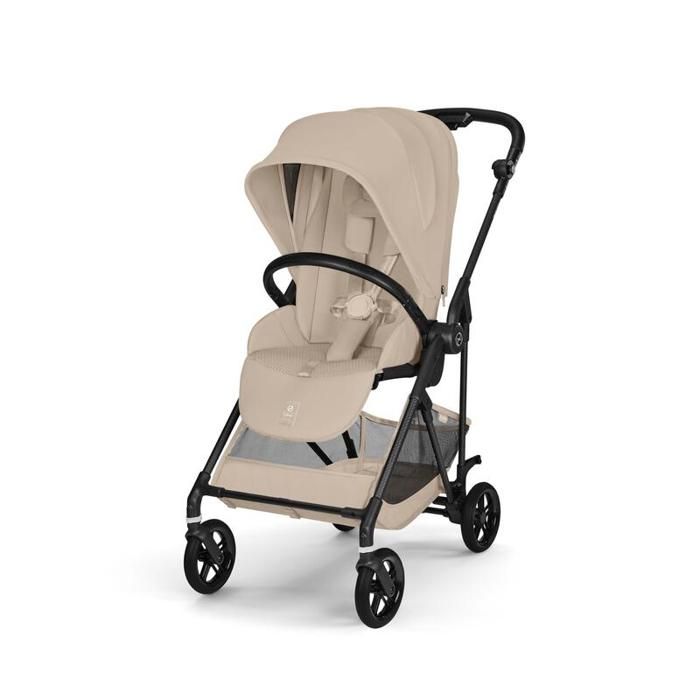 CYBEX - Poussette Melio 6 Carbon Almond Beige