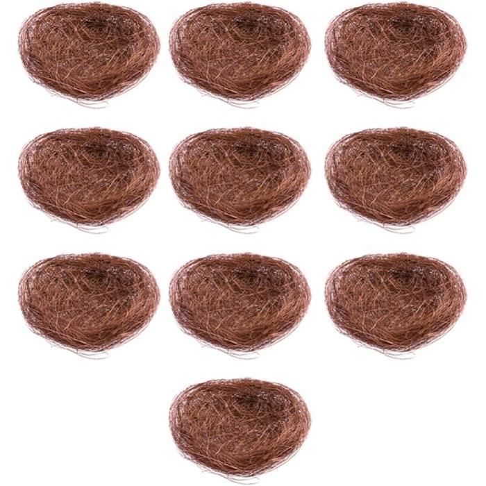 Meilleurs prix pour 10 Pcs Kit de Décoration D Oiseau D Oiseau de Pâques-Mini Nids D Oiseaux de La Fête de La Fête de La Fête KIT ACCESSOIRE POUR REPAS