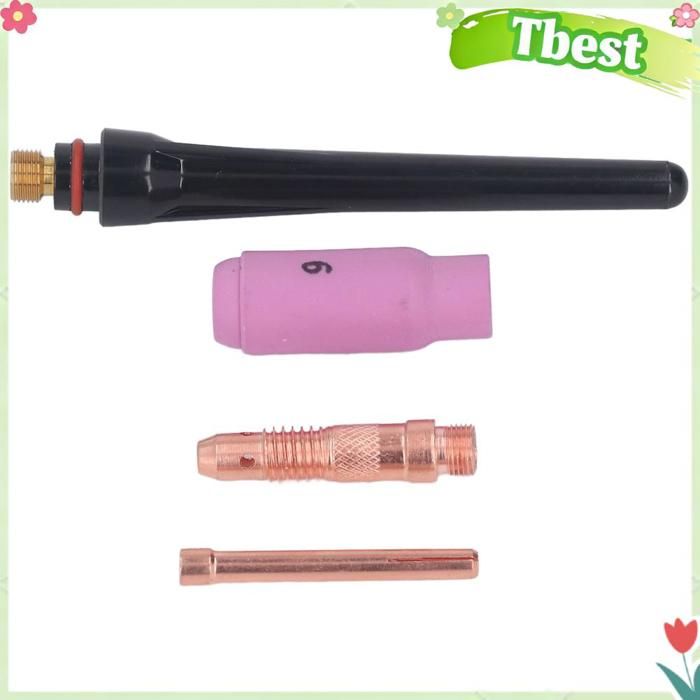 Tbest Pièces de soudage TIG Kit Daccessoires pour Torche de Soudage TIG de Haute qualité Ensemble de quincaillerie lampe