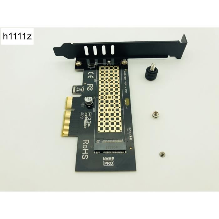 Adaptateur PCIe X4 Vers M.2 NVMe SSD – Double Interface M+B Key – Neuf