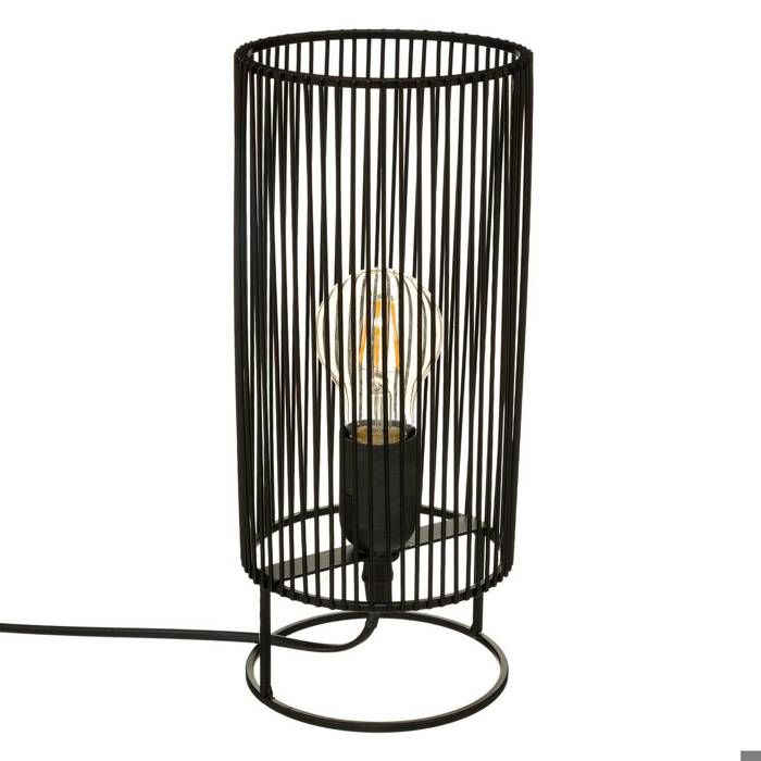 Lampe à poser Nora noir H30cm - Atmosphera Créateur dintérieur Lampe à poser Nora noir H30cm - Atmosphera Créateur dintérieur