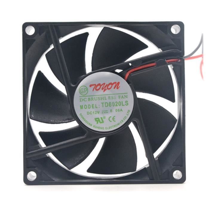 Td8020ls 12v 0 08a 8cm De L Eau Potable De Ventilateur Pour Un