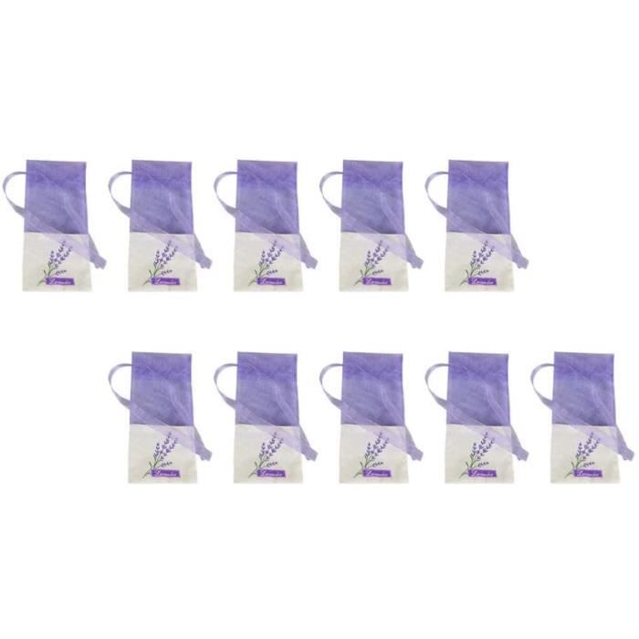 22 Pièces Lavande Sacs Cordon Séchées Vide Lavande Fleur Petit Sachet