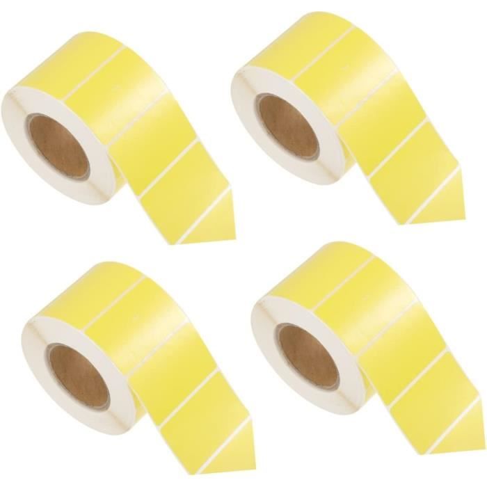 4 Rouleaux Ruban Étiquettes Thermiques 15mm X 60mm Blanc - Compatible Imprimante L13