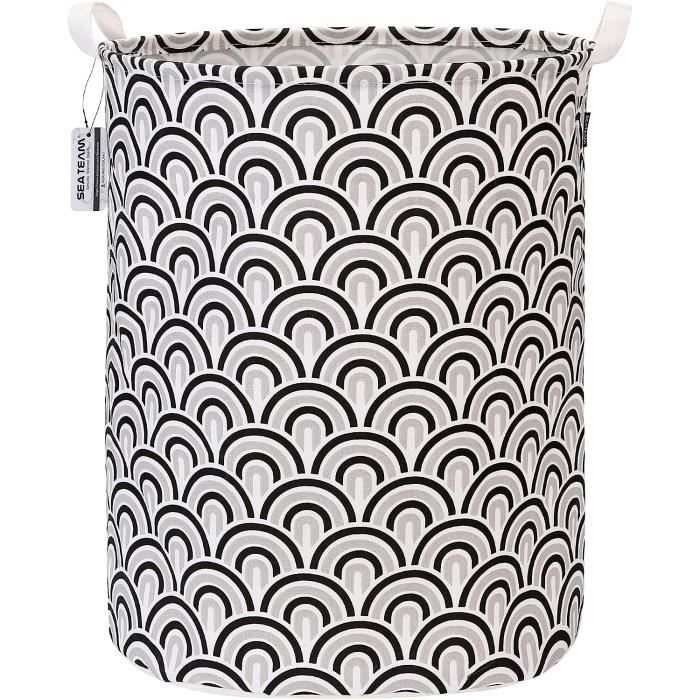 Lot De 2 Paniers à Linge Pliable Rangement En Tissu Corbeille à Linge