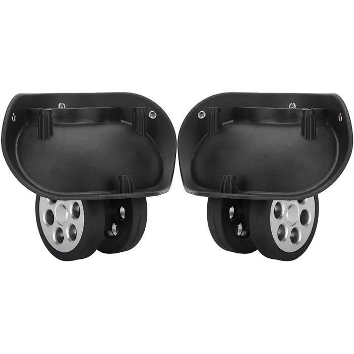 Kit De Réparation De Roues Pour Valise - 2 Roues PU 60x24 Mm - Marque Uxcell - Neuf