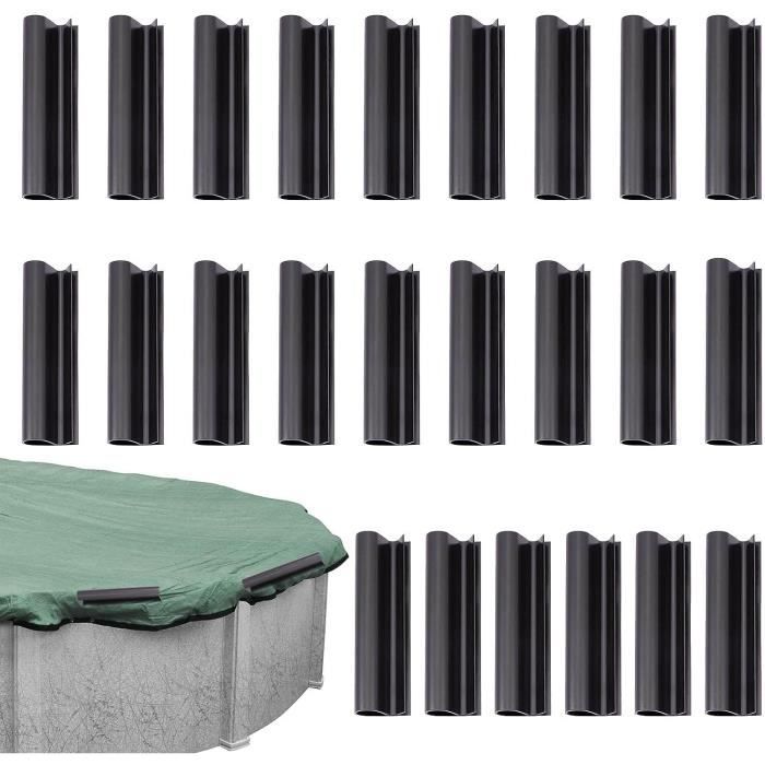 Lot De 20 Clips De Bâche XENQITO – Pinces En Plastique Résistant, Coupe-vent, Pour Tente, Auvent, Bâche, Camping Et Caravane