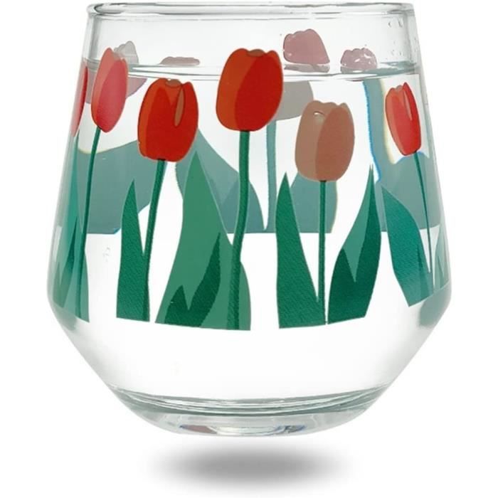Verre sans pied Tulipes