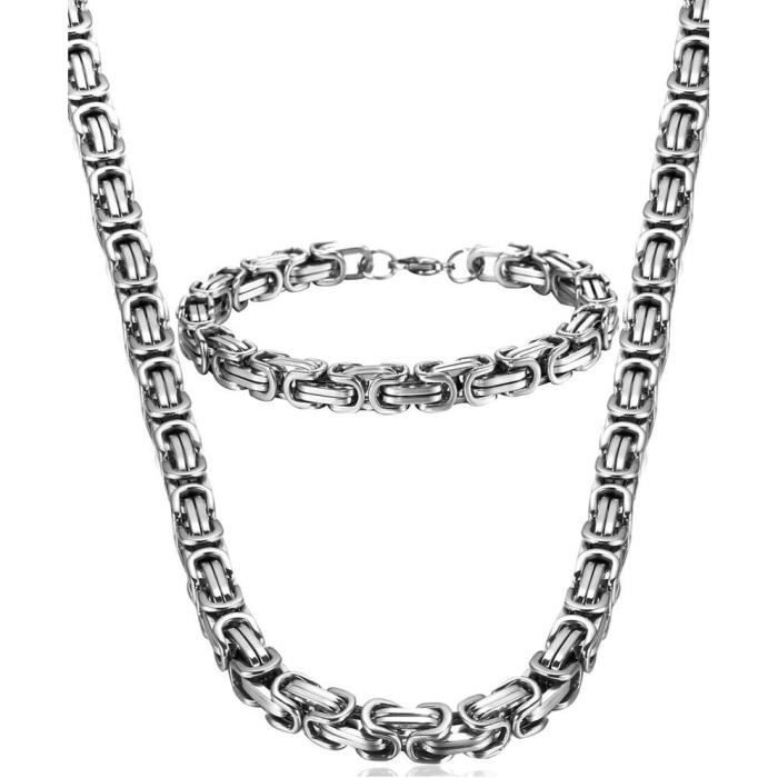 Bracelet et shop collier homme