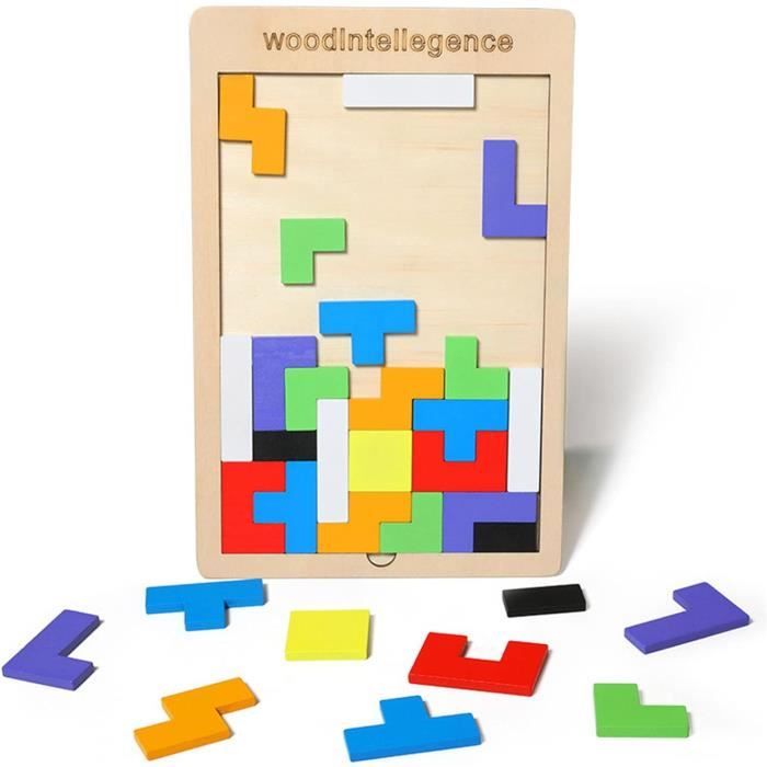 Casse-tête Éducatif Montessori: Apprendre les Couleurs avec TOWO Jouet de Tri en Bois pour