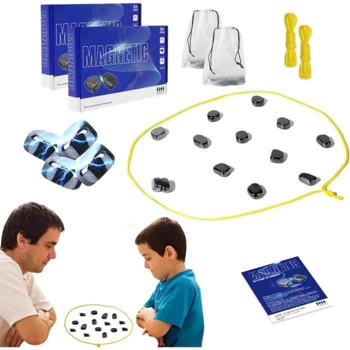 Jeu d'Échecs Magnétique – 20 Pièces 155 g – Jeu de Société Éducatif Portable – Pour