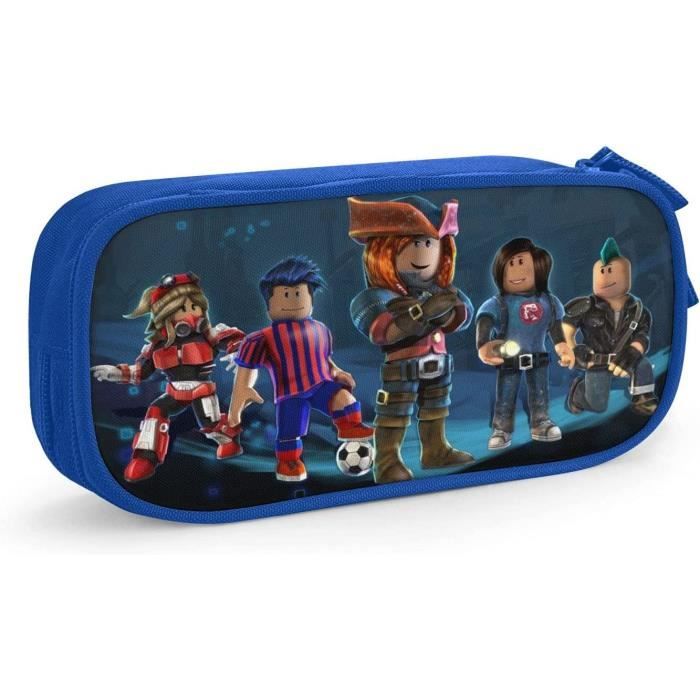 Trousse Scolaire Thème Roblox - Taille 21,5x10x5,5 Cm, Toile Résistante, Cadeau Pour Enfant
