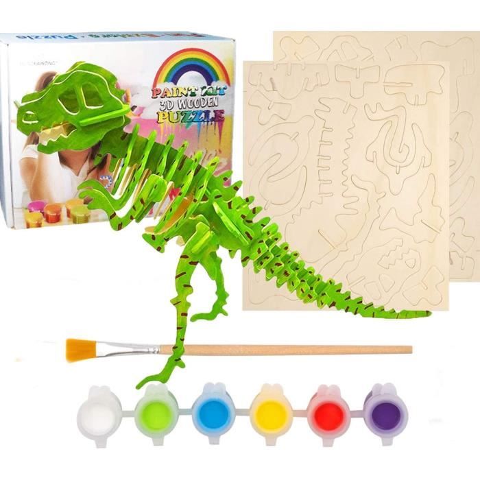 Jeu Loisirs Creatifs Puzzle ?� Colorier 3D, Activites Manuelles Jouets Peinture Bricolage Enfant 