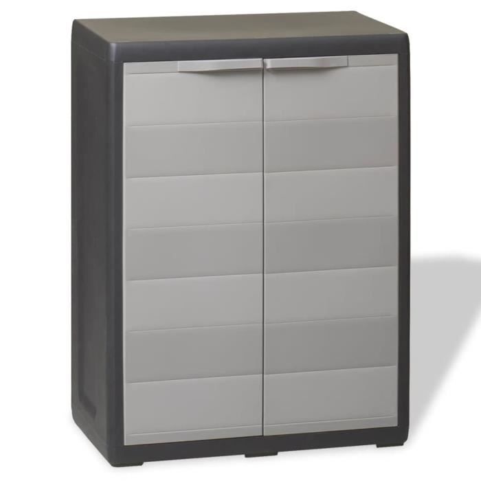 MMF® Armoire de rangement de jardinArmoire basse Stilo avec 1 étagère