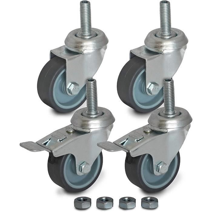 Kit de quincaillerie pour skateboard et camion, 56 pièces, entretoises, écrous d'essieu, accessoires de skateboard