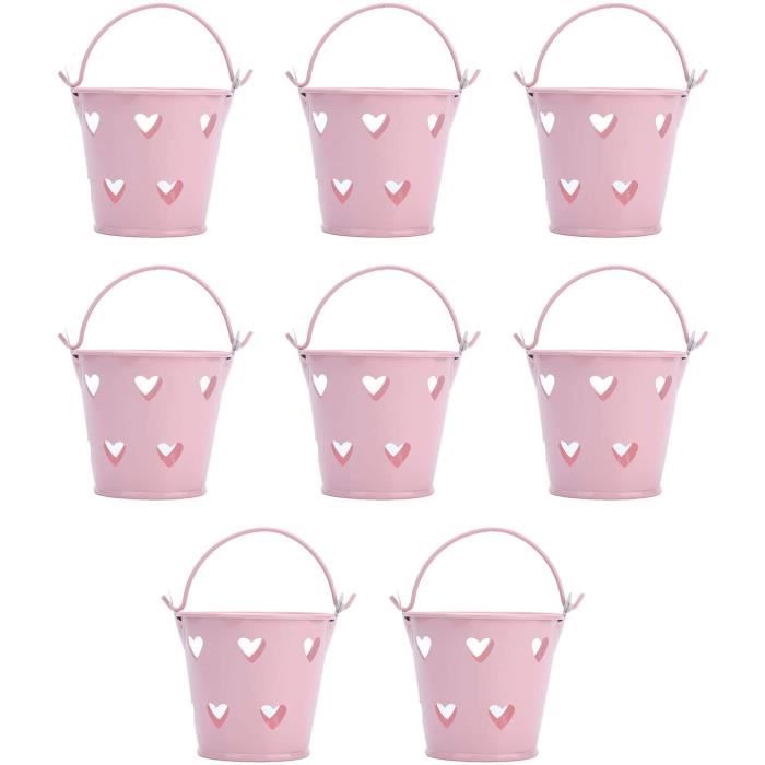 Seau De Nettoyage En Plastique Rouge 4 Litres - Avec Poignée, Robuste Et Facile à Transporter - Pour Maison, Bureau, école - Multifonctionnel Et Durable