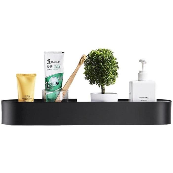 Étagère Douche 3 Paniers Sans Perçage – Acier Inox, 6 Crochets – Rangement Salle De Bain – Charge 18 Kg