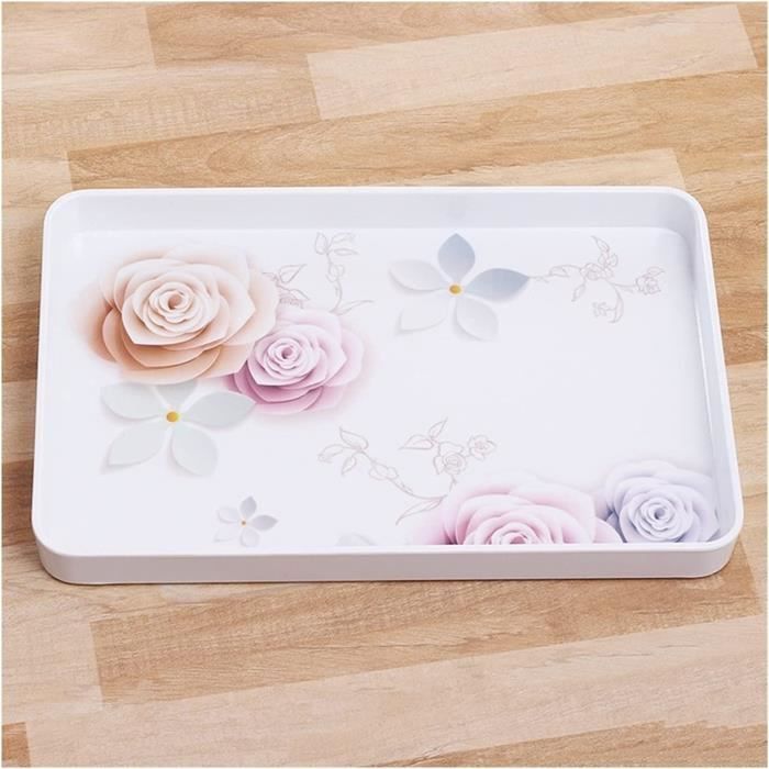 Grand Plateau De Service Pour Traiteurs En Osier | Panier Rouge