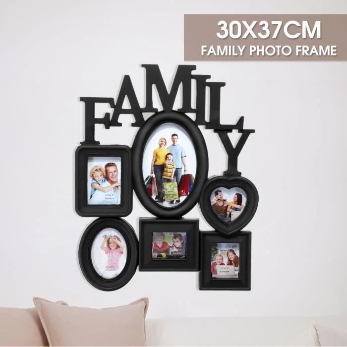 31x38cm Cadre Photo Famille Murale Table En Plastique Accrocher Mur Decor Jbl Cdiscount Maison