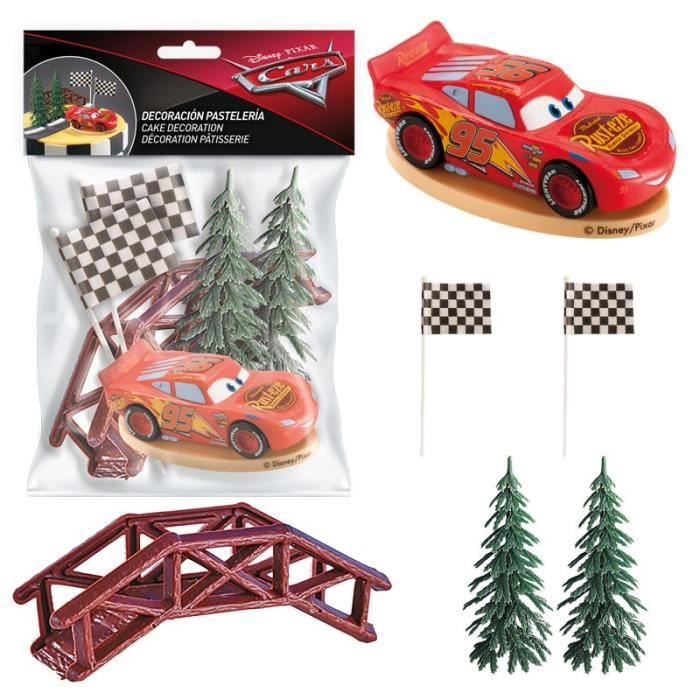 24pcs Dessin Anime Cars Cake Topper Anniversaire Garcon Enfants