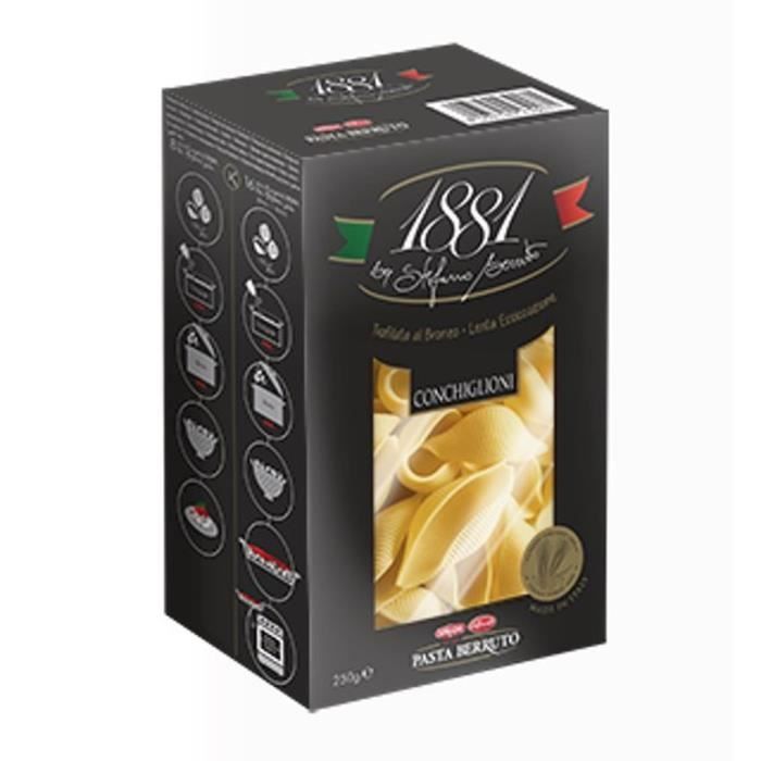 Pates Italiennes Conchiglioni 1881 Pasta Berruto Paquet 250g Cdiscount Au Quotidien
