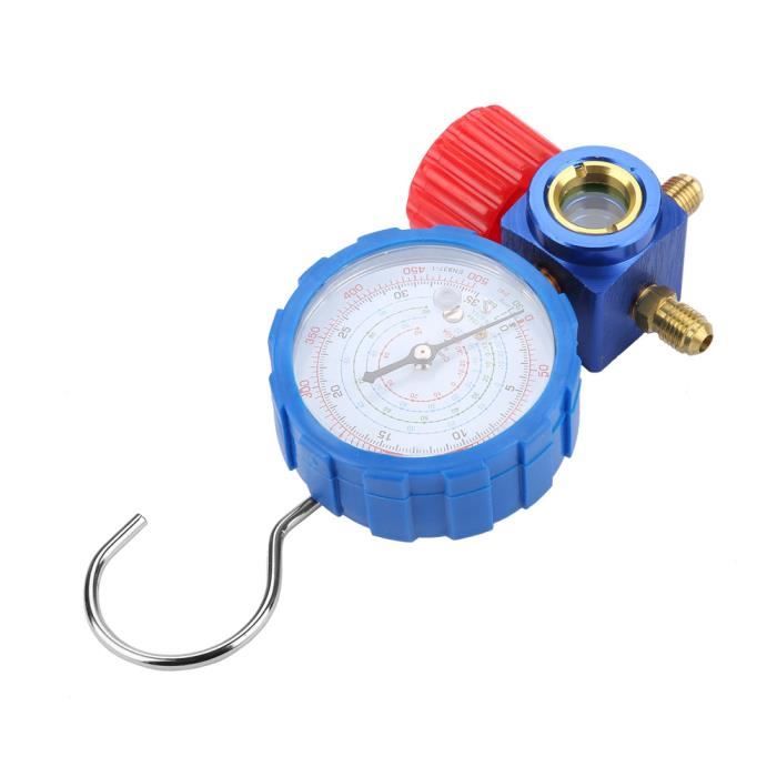 Kit Adaptateur De Raccord Rapide Pour Manomètre Climatisation - 2 Pièces Laiton