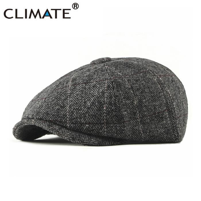 Casquette plate homme hiver Clearance