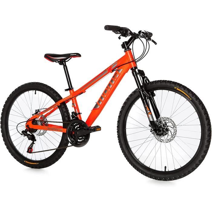 Bikes Vélo Vtt Enfant Gtt24 Aluminium 21v Freins Disque Suspension Avant