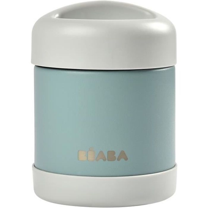 BEABA Portion de conservation inox isotherme 300 ml (light mist/eucalyptus green)