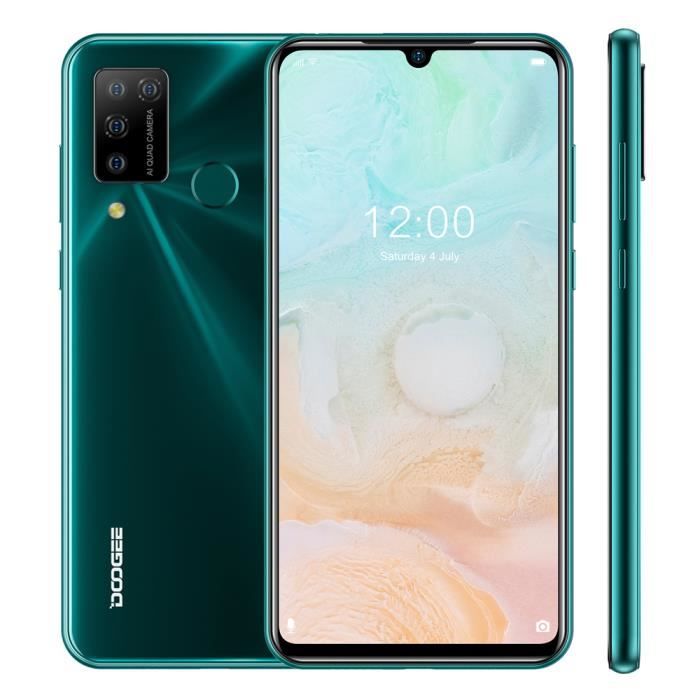 Vente Téléphone portable Smartphone 4G DOOGEE N20 4Go RAM 64Go ROM 6.3" Écran Téléphone portable Debloqué - Bleu pas cher Vente Téléphone portable Smartphone 4G DOOGEE N20 4Go RAM 64Go ROM 6.3" Écran Téléphone portable Debloqué - Bleu pas cher