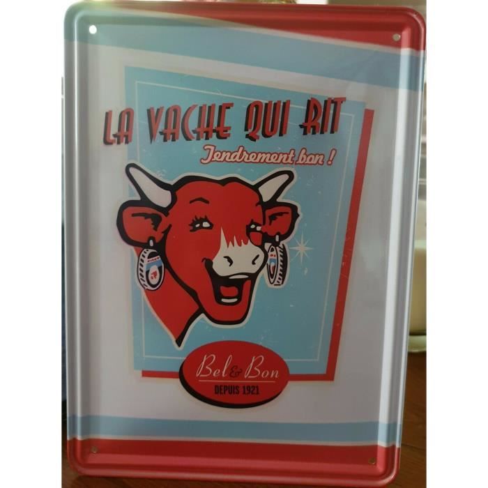 Plaque Vache Qui Rit Tendrement Bon 15 21 Cm Cdiscount Maison