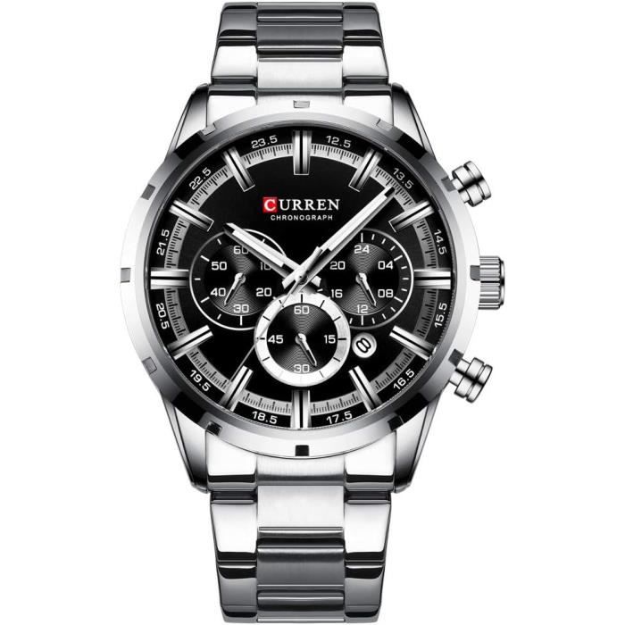 VEIGGARA | Montre-bracelet classique à quartz pour hommes