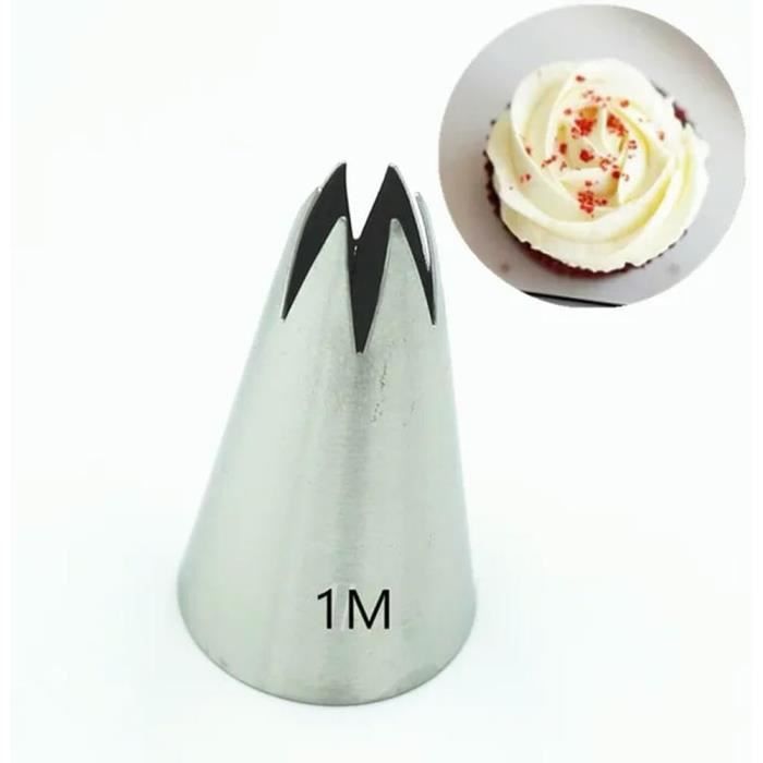 Ensemble De Douilles De Pâtisserie En Forme De Pétale De Rose