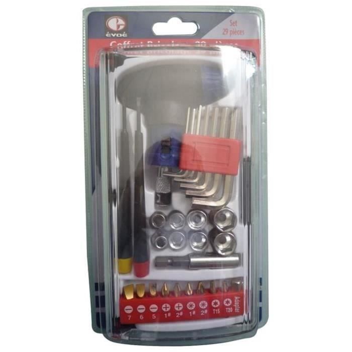 EVOE Coffret serrage sur carte - 29 pièces