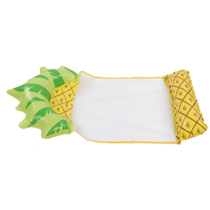 Nouvelle natte gonflable 3 tubes rose – siège,hamac,lit pliable avec dossier ,bouée feuille d'érable pour piscine et plage - Jeux - Jouets