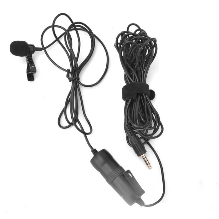 Clip On Microphone Mini Microphone à Pince, Microphone Cravate Cravate