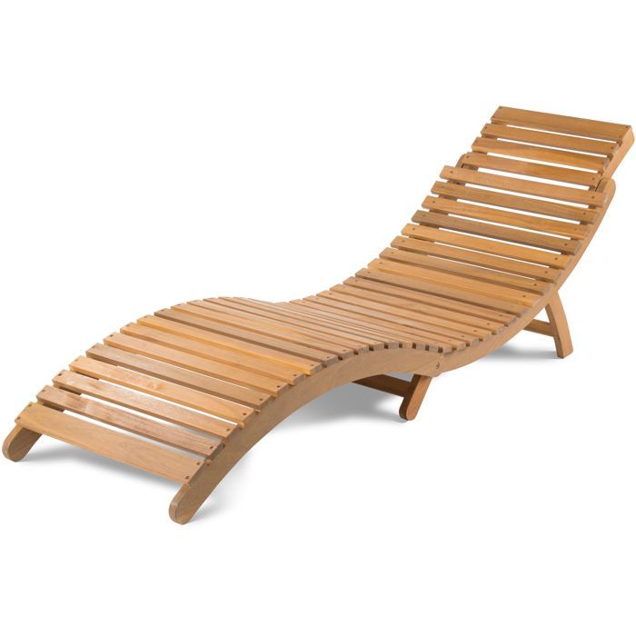 Fieldmann Chaise longue Adria FDZN 4009-T pliable Acacia