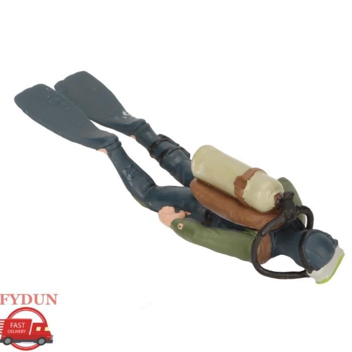 Comparer les prix de FYDUN Ornement de plongeur flottant daquarium Ornement de plongée pour Aquarium Simulation flottante Posture de Bleu foncé