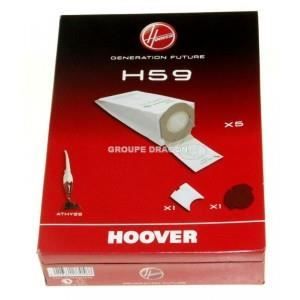Sacs Aspirateur Hoover H59 – Lot de 5, Compatibles ATHYS - vue 5
