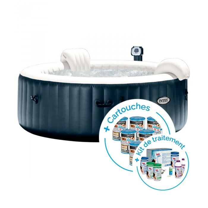 Que Mettre Comme Produit Dans Un Spa Gonflable Spa Gonflable Intex Purespa Plus Bulles 6 Places 12 Cartouches Kit De Traitement Au Brome Achat Vente Spa Complet Kit Spa Spa Gonflable Intex Purespa Cdiscount