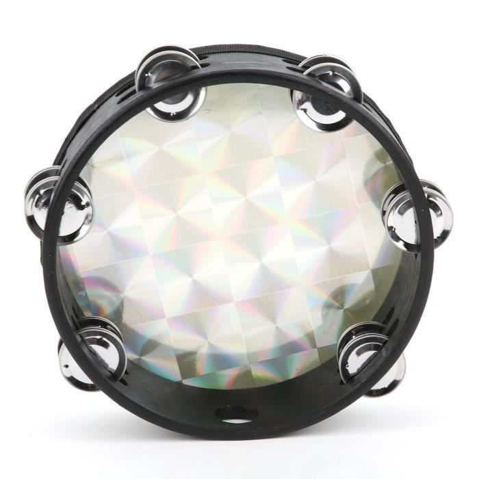 KIMISS Tambourin à Main à Double Rangée Tambourin à Main Percussion à