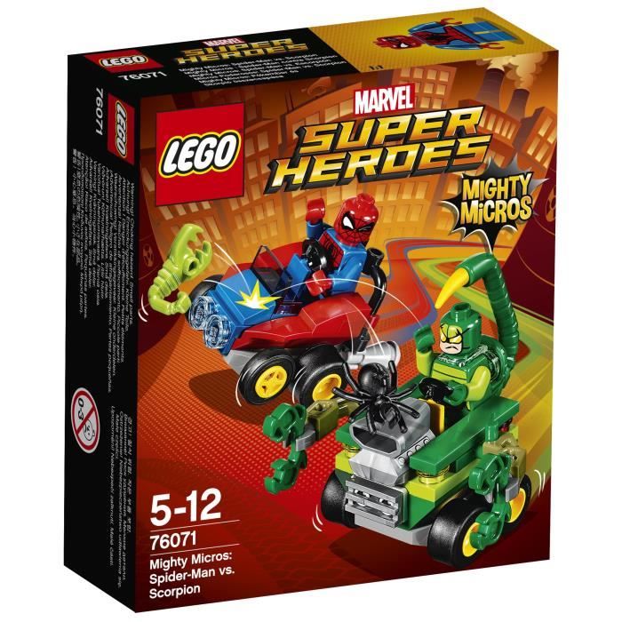 LEGO® Marvel Super Heroes 76071 Mighty Spider-Man contre Scorpion Reconditionné - Lego reconditionné disponible sur Cdiscount Seconde Vie