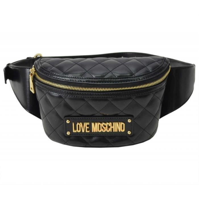Sac banane Love Moschino JC4202PP07KA0000 noir 21 x 12 x 7 Noir Cdiscount Bagagerie Maroquinerie