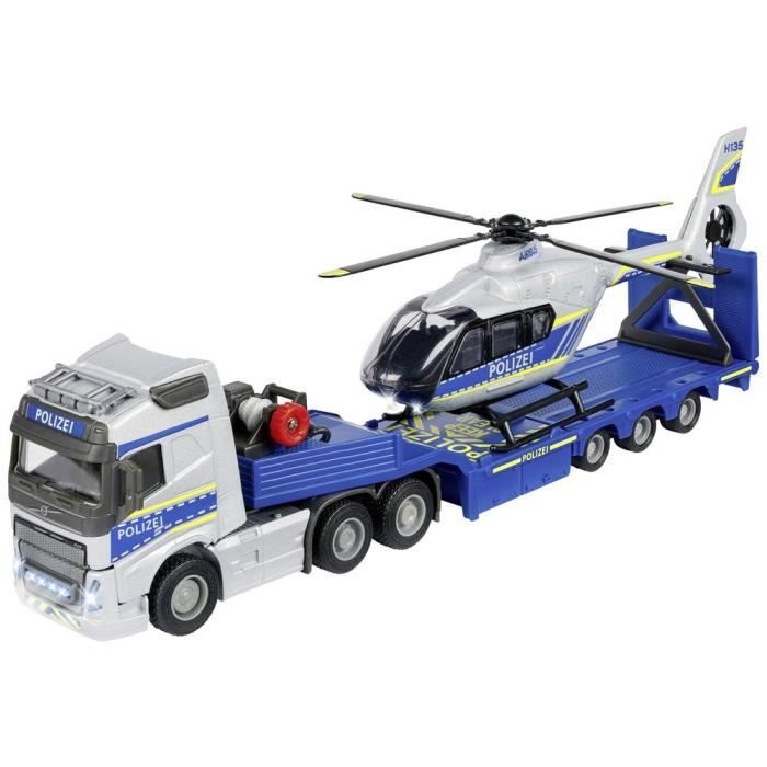 Camion Volvo Majorette helicoptere de police Airbus H135 H145 Cdiscount Jeux Jouets