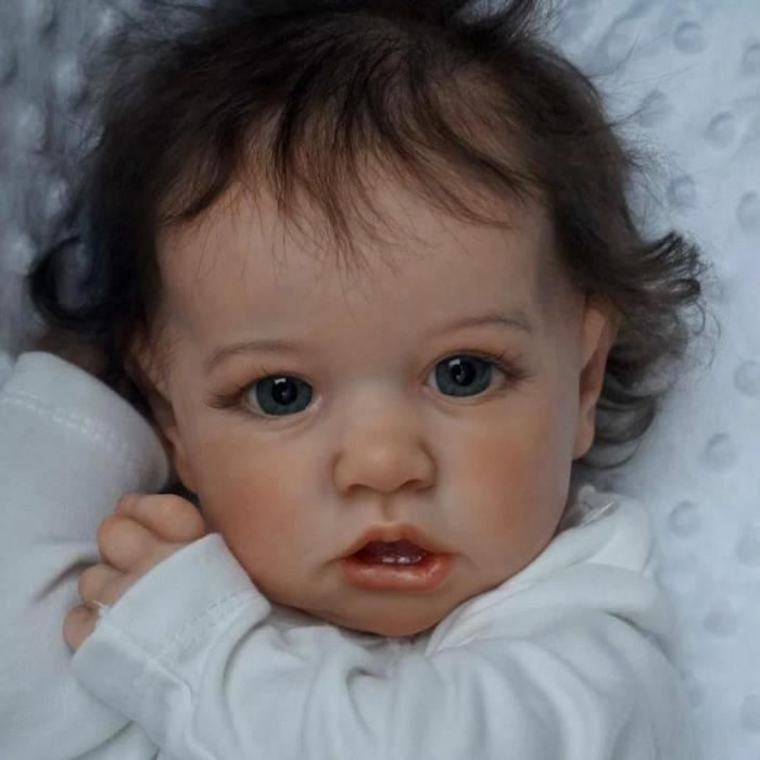 Poupee Bebe Reborn De 22 Pouces Avec Bouche Inclinee Rythme Cardiaque Cheveux Boucles Corps Doux Jouet De Bebe De Simulation Cdiscount Jeux Jouets Poupee Bebe Reborn De 22 Pouces Avec Bouche Inclinee Rythme Cardiaque Cheveux Boucles Corps Doux Jouet De Bebe De Simulation Cdiscount Jeux Jouets