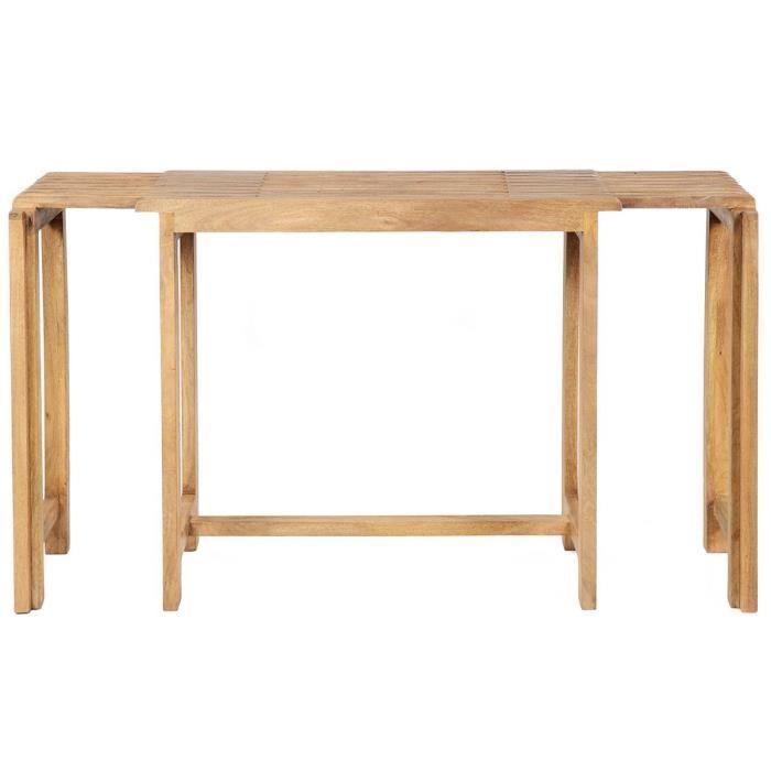 Miliboo Console Extensible En Manguier Shutters Achat Vente