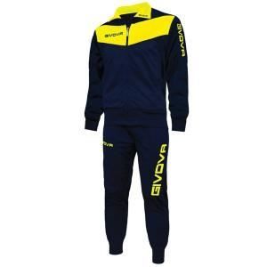 Survêtement Multisport - GIVOVA - TUTA VISA - Bleu - Jaune - Adulte
