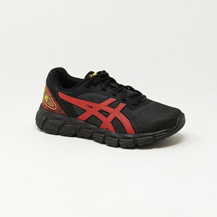 Asics noir semelle rouge discount